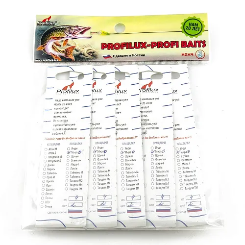 Блесна вращающаяся Profilux Мира 0 4гр цв. 05 латунь чешуя (5 шт в упак.)