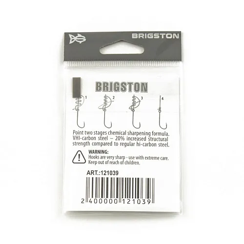 Крючок Brigston Бараний рог BN № 2 ( уп. 8 шт.)