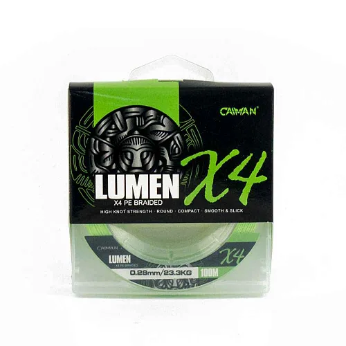 Шнур Caiman Lumen 100м 0,28мм зеленый