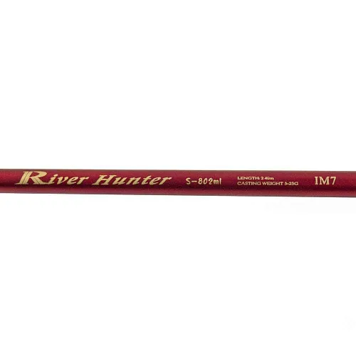 Спиннинг Caiman River hunter spin (Красные) IM-7 5-25g 2.40м 