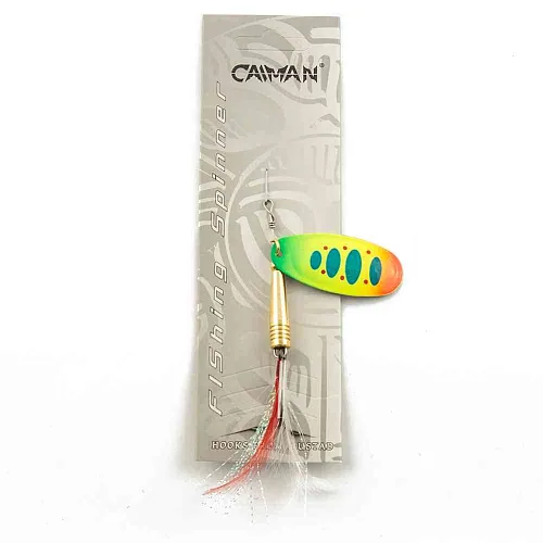 Блесна вращающаяся Caiman Pike killer classic 12гр #5 цвет CA59 (5шт в упак.)