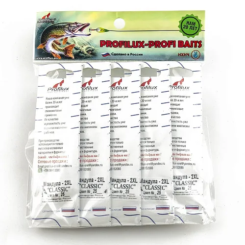 Мандула Profilux "Classic" 2ХL цв 25 черный-красный-черный