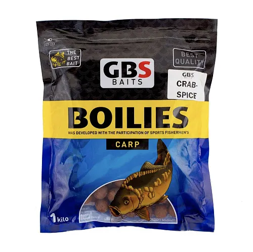 Бойлы GBS Baits 20мм 1кг Monstr Crab Краб