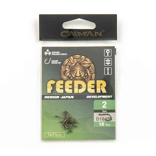 Крючки Caiman Feeder Pro №2 D10450