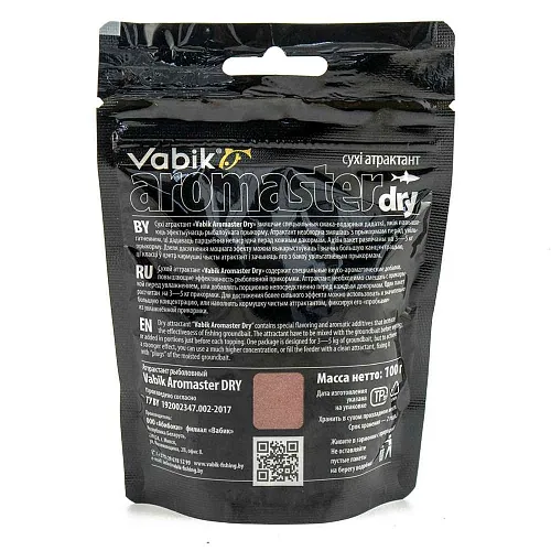 Аттрактант Vabik Aromaster-Dry 100гр Червь (15 шт в упак)