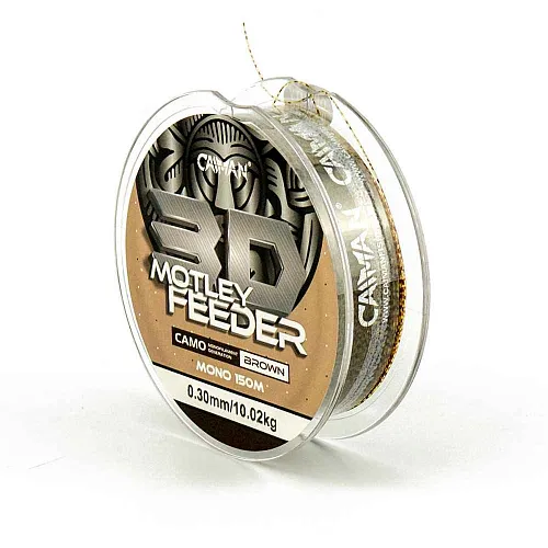 Леска Caiman Motley Feeder 150м 3D Camo Brown 0,30 мм