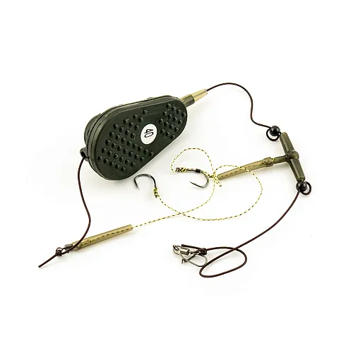 Монтаж Palomino PL6133-C с флэт кормушкой отвод вертолет 2 крючка 40g