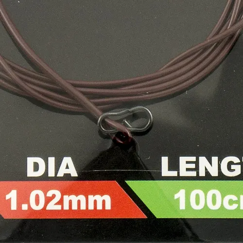 Монтаж-leader Carpking c быстросъемной застежкой brown Ф1,02мм 100см (фасовка 5 упак.) CK6207