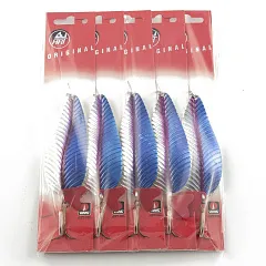 Блесна колеблющаяся HRT(Польша) Alga #2 Серебро-синий 38гр