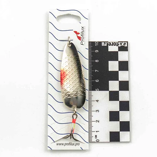 Блесна колеблющаяся Profilux Нэо 18гр цв. 07 черноспинка чешуя (5 шт в упак.)