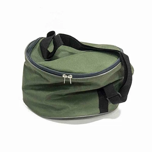 Набор жерлиц на стойке в круглой сумке 10шт оснащенные (РБ)