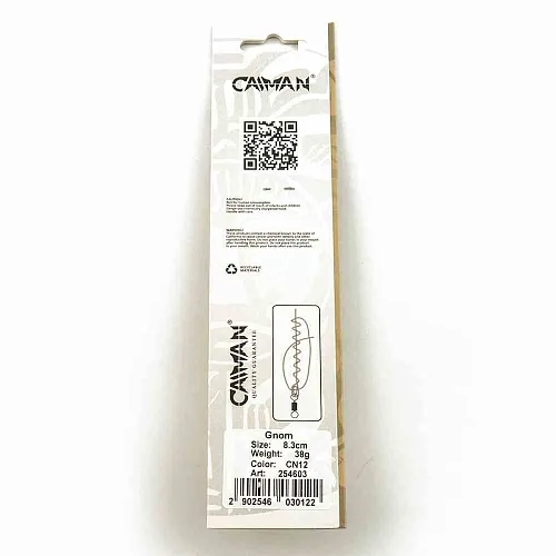 Блесна колеблющаяся Caiman Gnom 38гр 8,3см цвет CN12 (5шт в упак.)