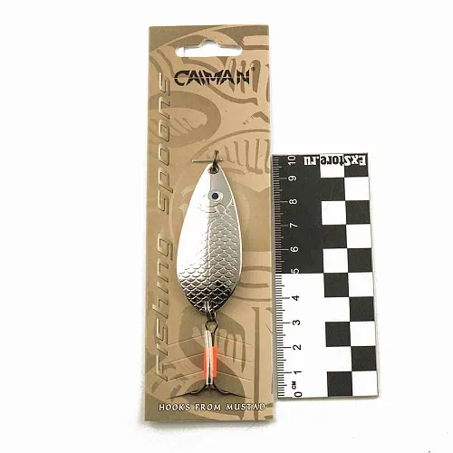 Блесна колеблющаяся Caiman Greedy 18гр 6,3см цвет CN01 (5шт в упак.)