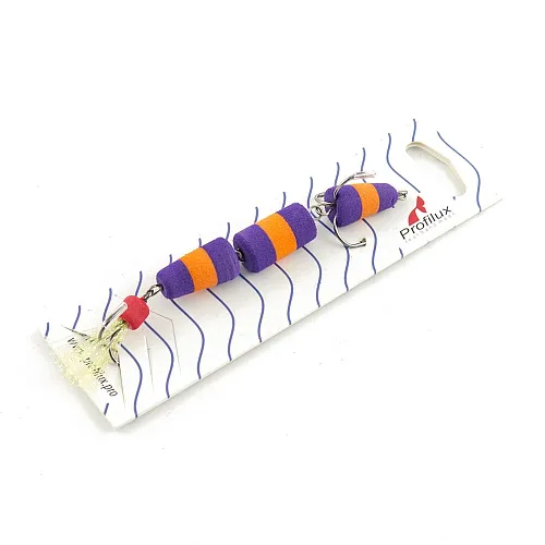 Мандула Profilux "Classic" 3Х цв 06 фиолетовый-оранжевый -фиолетовый