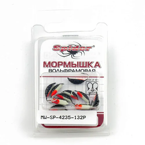 Мормышка вольфрамовая Spider Опарыш с ушком 3,5 мм 0,71 гр 132Р