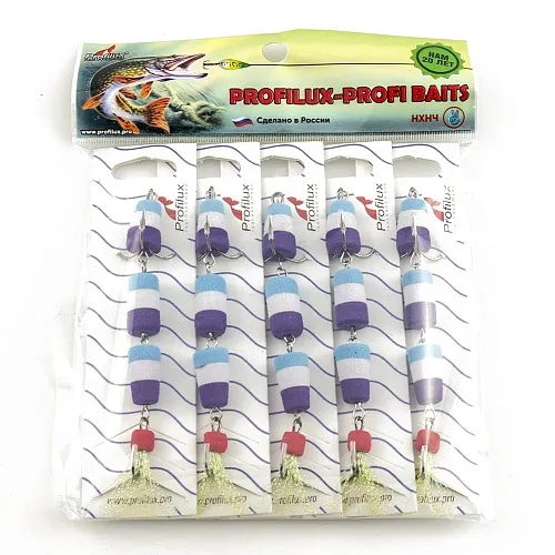 Мандула Profilux "Classic" 3Х цв 04 васильковый-белый-фиолетовый