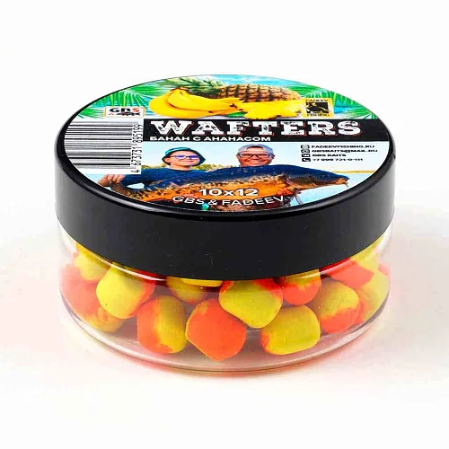 Вафтерсы GBS&Fadeev (wafters) Банан-Ананас 10х12мм (+ликвид)