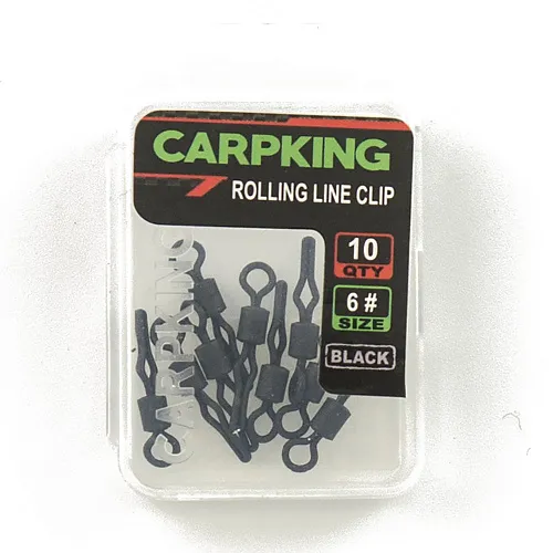 Вертлюг с зажимной клипсой Carpking CK9259-06 #6 (10шт в упак)