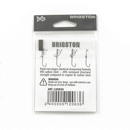 Крючок Brigston Keiryu Red № 6 ( уп. 6 шт.)