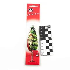 Блесна колеблющаяся HRT(Польша) Alga Натуралка зеленая 38гр