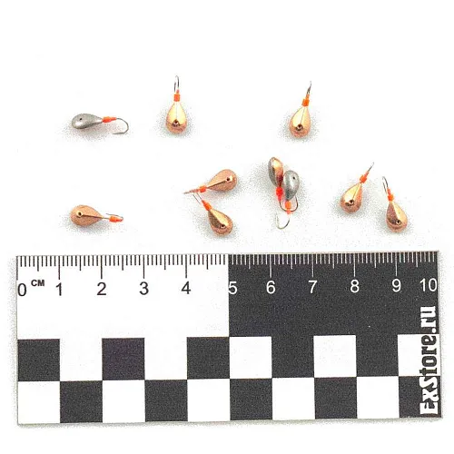 Мормышка Пирс мастер "Капля грань" 0.53г крючок Sasame 113-М МП