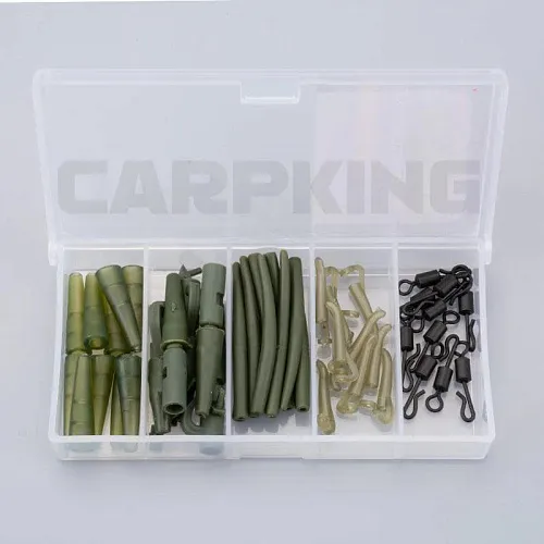 Набор карповых аксессуаров Carpking (клипсы,лентяйки,quick-change,конусы)