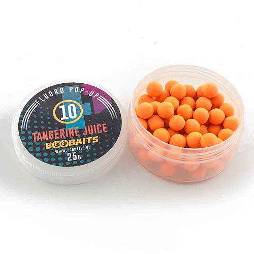 Бойлы Pop up BOO Baits 10мм Мандарин 25гр банка