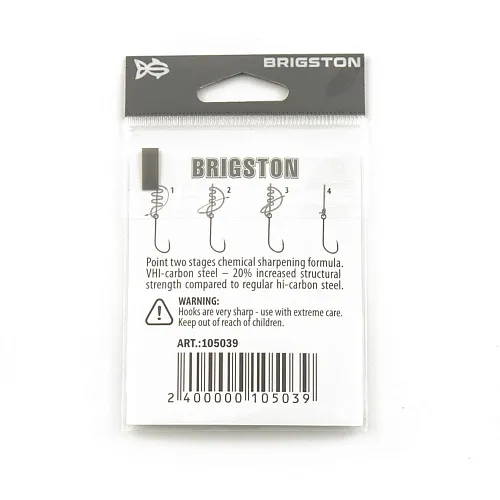 Крючок Brigston Chinu Douski BN № 6 ( уп. 6 шт.)