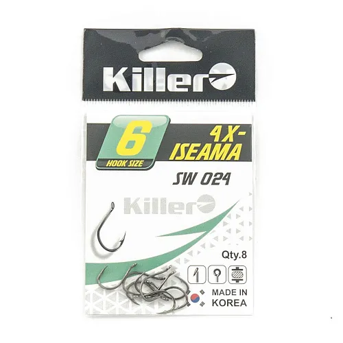 Крючок Killer 4Х-Iseama № 6