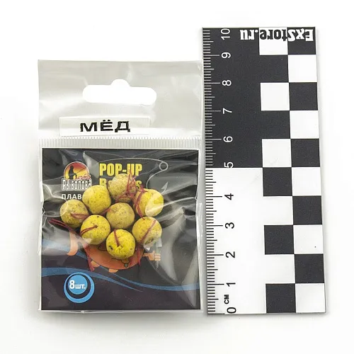 Бойлы плавающие "Мечта рыболова" Мед (20шт в упак)