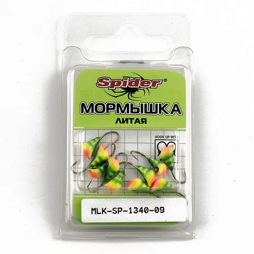 Мормышка вольфрамовая Spider Муравей с ухом 4,0 мм 09