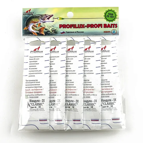 Мандула Profilux "Classic" 2Х цв 16 желтый-белый-салатовый