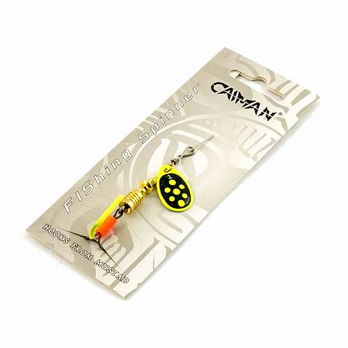 Блесна вращающаяся Caiman Round Classic 4гр #1 цвет CA06 (5шт в упак.)