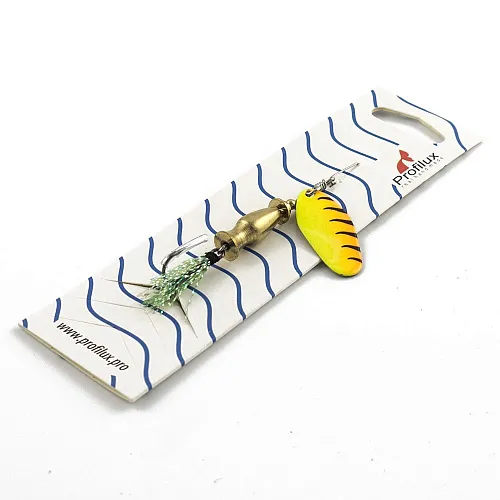 Блесна вращающаяся Profilux Мира 2 7гр цв. 218 желтый-оранжевый (5 шт в упак.)