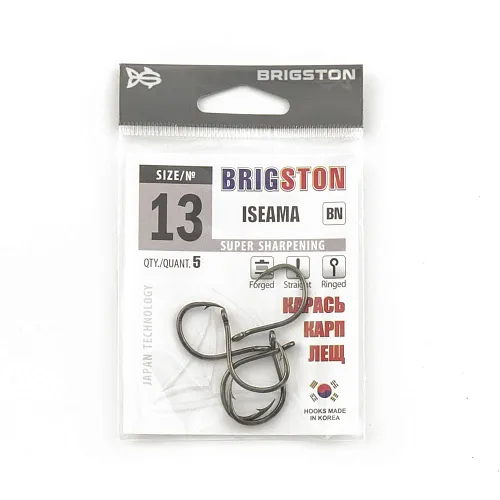 Крючок Brigston Iseama BN №13 ( уп. 5 шт.)