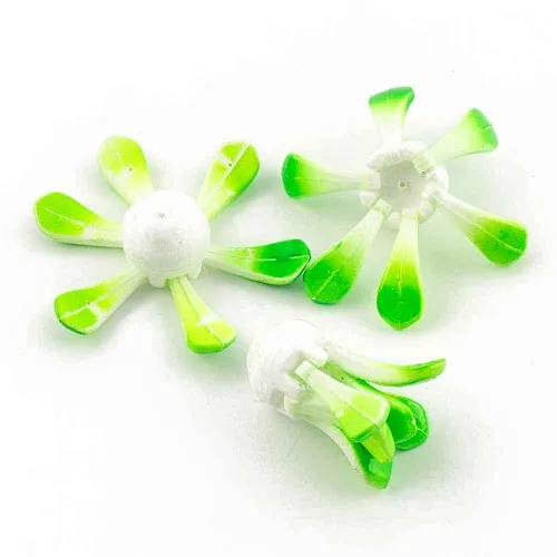Поплавок зимний Proliv "Ромашка" 6 лепестков 1,4 гр (зеленый) отгрузка 2-2,5 гр (3 шт. в упак)