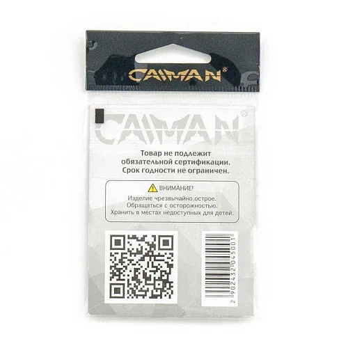 Крючки офсетные Caiman Worm Hook Teflon №3 40001