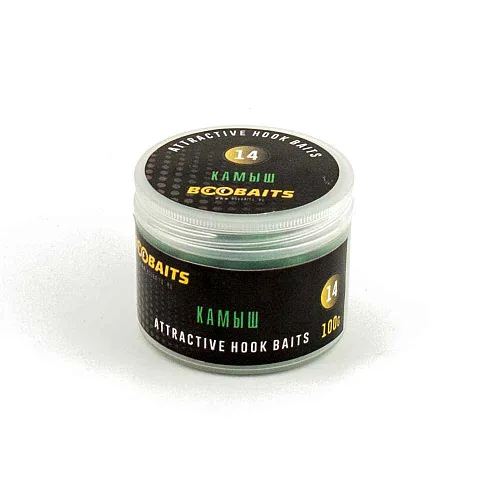 Бойлы насадочные BOO Baits 14мм Камыш (банка 100гр)