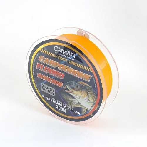 Леска Caiman Carpodrome Fluoro orange 300м 0,352мм