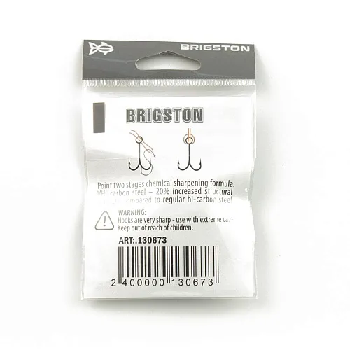 Крючок двойник Brigston Double long № 4 ( уп. 5 шт.)