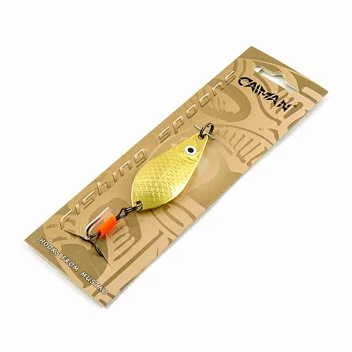 Блесна колеблющаяся Caiman Atom 10гр 5см цвет CN03 (5шт в упак.)