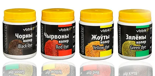 Компонент прикормки Vabik Colormaster Зеленый 100 г (5шт в упак)