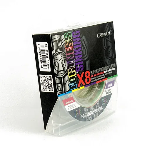 Шнур Caiman Fortness sinking 8PE 0,14 мм 150 м Multicolor 225528