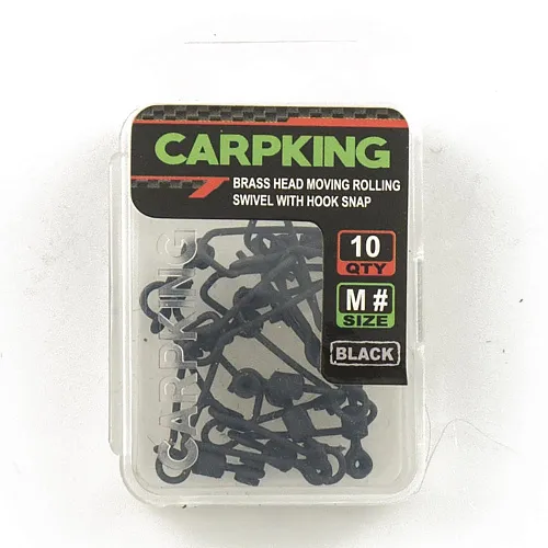 Фидерный скользящий вертлюг Carpking CK9298-M #M Латунь (10шт. в упак.)