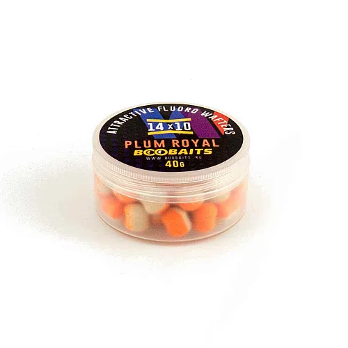 Бойлы BOO Baits Wafters 14x10 Слива 40гр банка