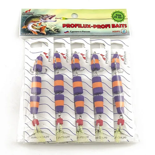 Мандула Profilux "Classic" 3Х цв 06 фиолетовый-оранжевый -фиолетовый