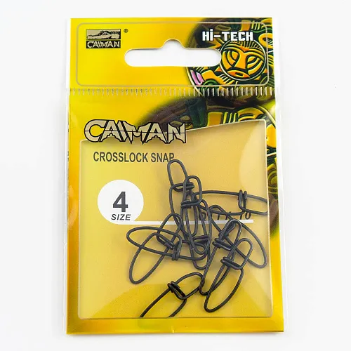 Застёжка Caiman 216033 Black mat #4 10шт/уп 