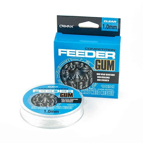 Фидер-гам Caiman Competition Feeder Gum 10м 1мм прозрачный
