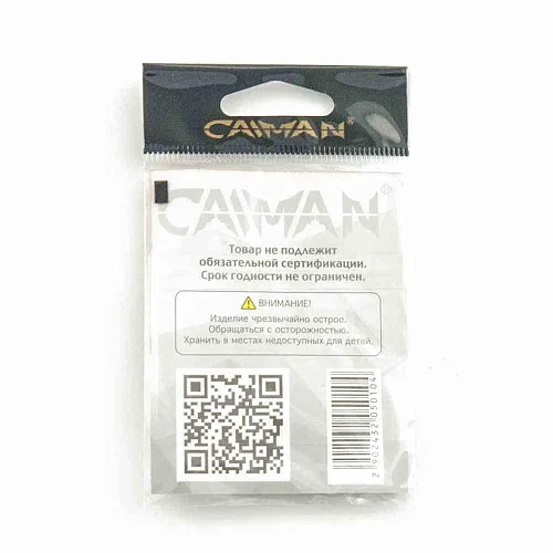 Крючки Caiman Offset Shank №1 40801