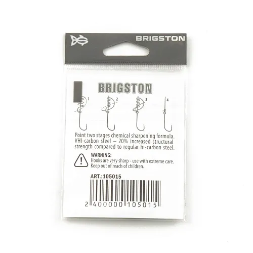 Крючок Brigston Chinu Douski BN № 4 ( уп. 6 шт.)